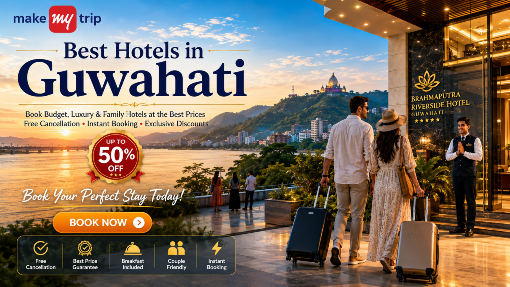 Best Hotels in Guwahati 2026: Top Budget, Mid-Range & Luxury Stays Near Kamakhya Temple