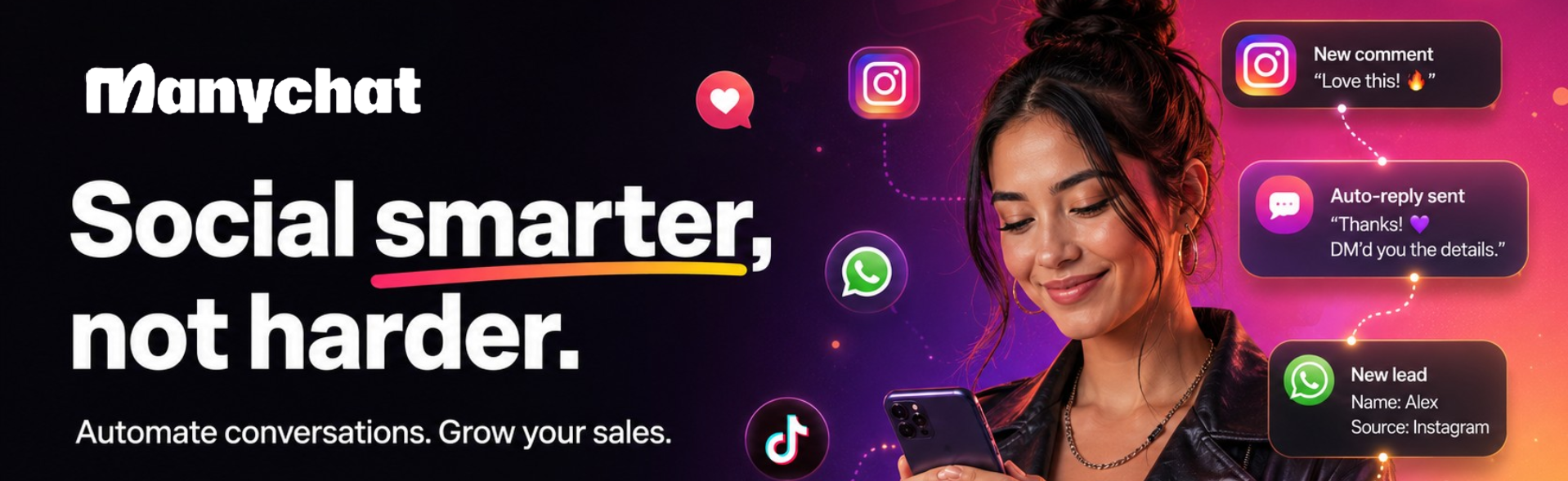 manychat - banner - created by jai jain